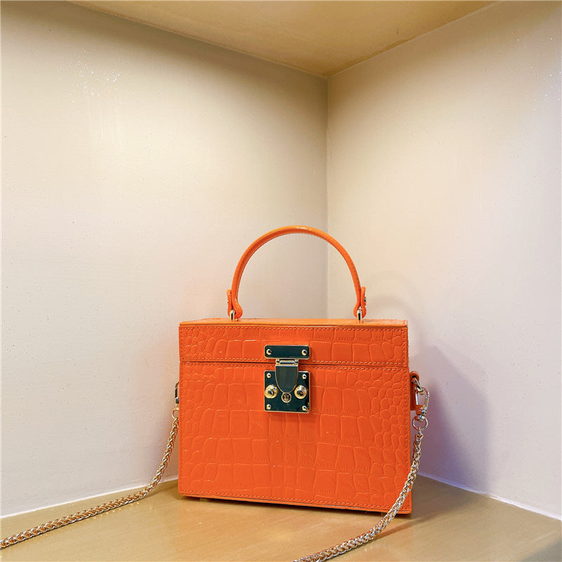 Korean Locking Box Box Small Square Bag
