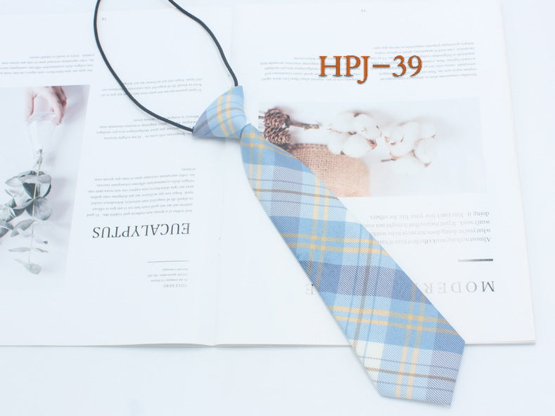 Japanese College Jk Plaid Tie Free Style