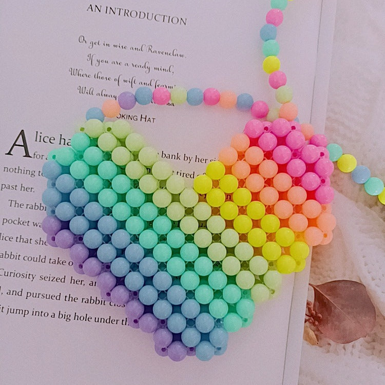 Perleperler Korset Af Hjertet
