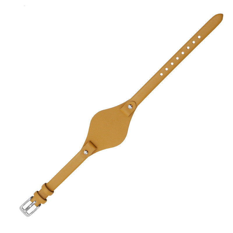 Genuine Cowhide Watch With Female Tray