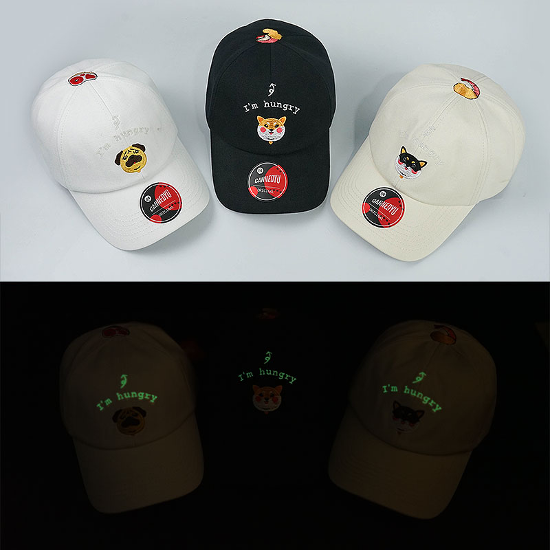 Luminous Sunscreen Big Head Adjustable Peaked Cap