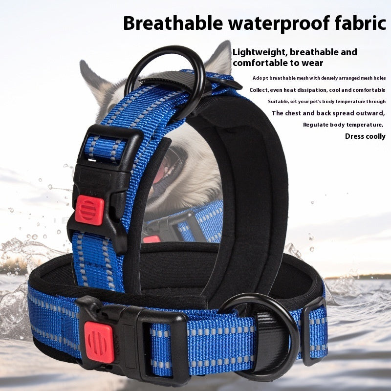 Pet Avoid Cutting Into The Neck Medium Large Dog Comfortable Breathable Dog Collar