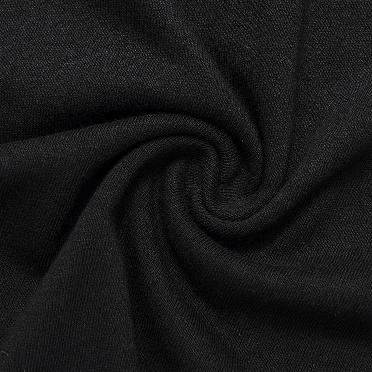 Fashionabel sort løs top