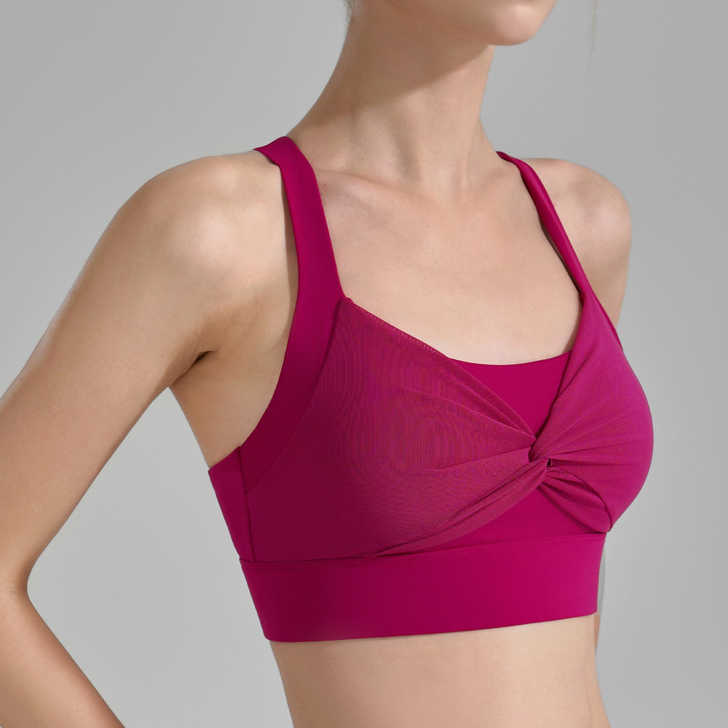 New Double-strap Sports Cross-back Shockproof Fitness Vest