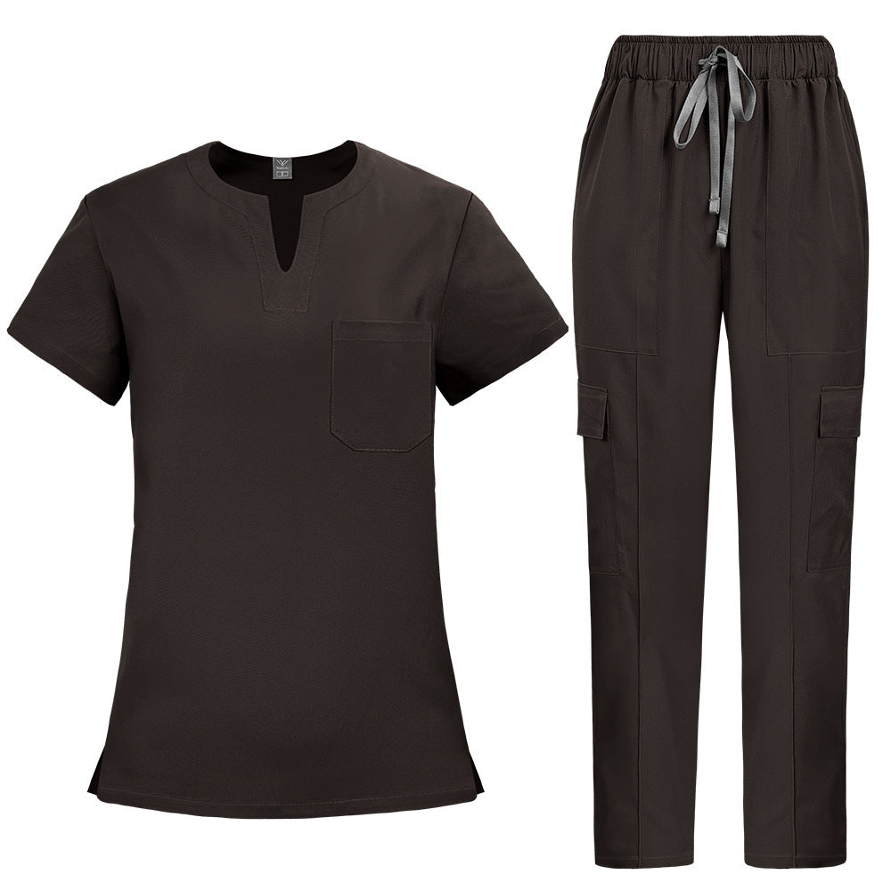 Simple Straight-cut Hand-washing Suit For Nurses