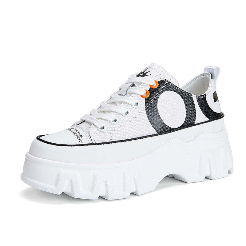 Fashion Thick Bottom Breathable Height Increasing Women's Shoes