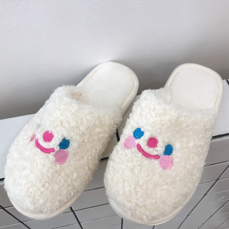 Drag Soft Cute Rui Rui Rabbit Cartoon Couple Cotton Shoes