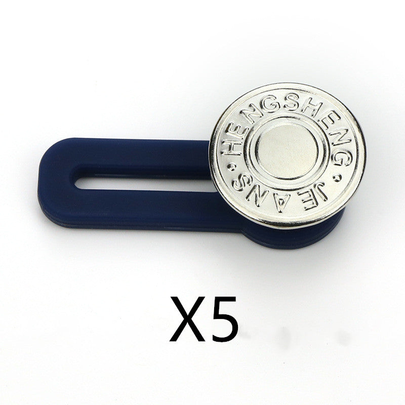 No Sew Jeans With Adjustable Expansion Waist Button