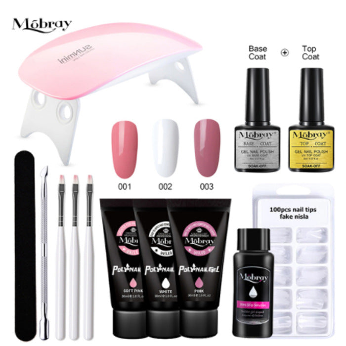 Crystal Extended Glue Suit Manicure Set Suit Tools