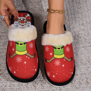 Simple Couple Thermal Cotton Slippers
