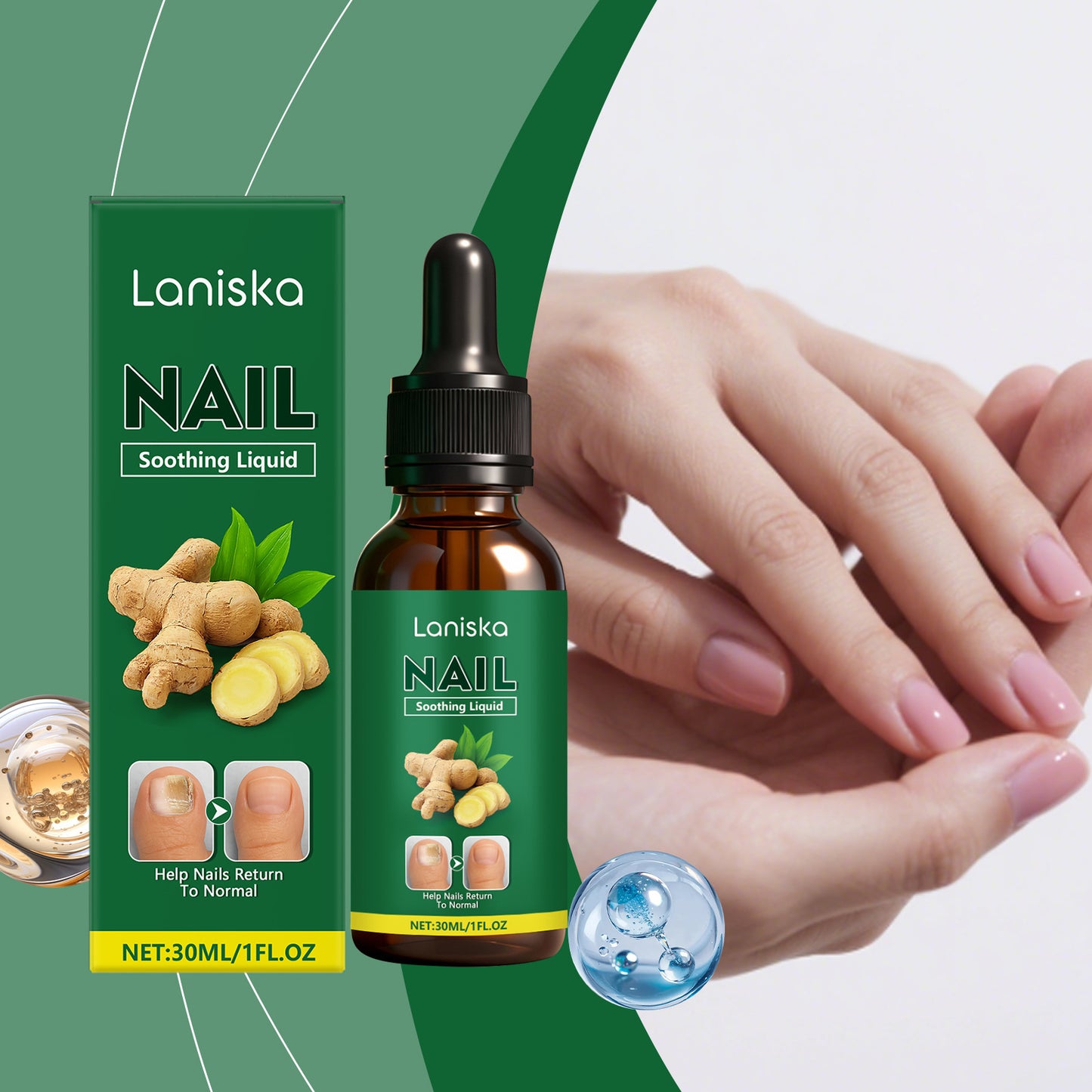 Ginger Nail Care Solution