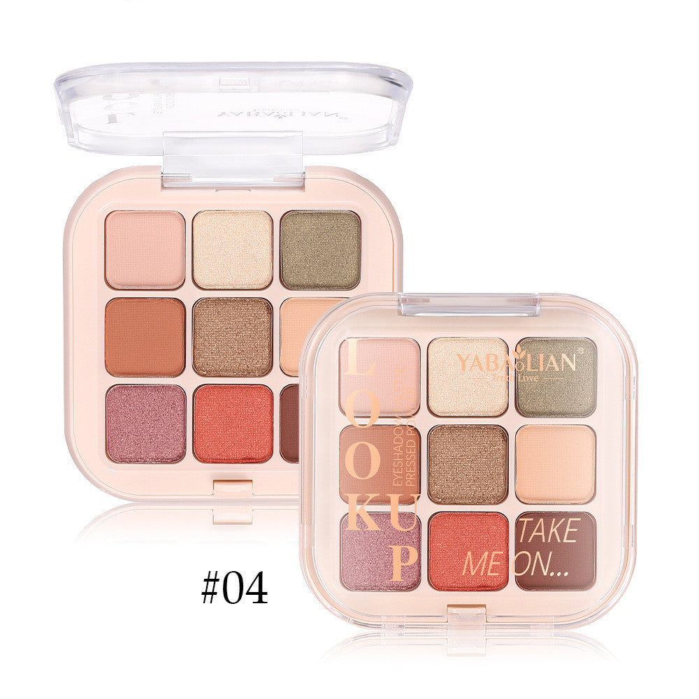 Eye Shadow Plate 9-color Makeup Nine-color Colorful Fog