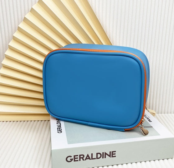 Korean Version PU Waterproof Cosmetic Bag
