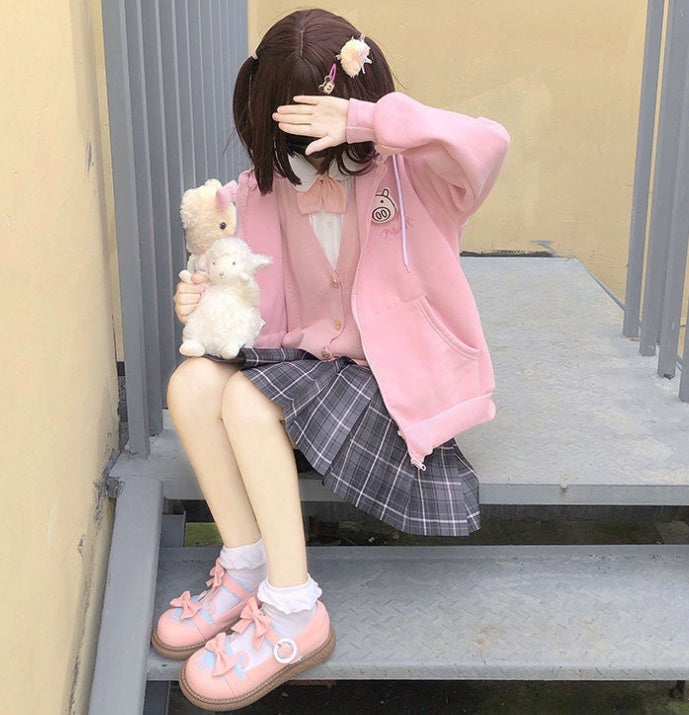 Japanese Soft Sister Girl Lovely Pig Ears Korea