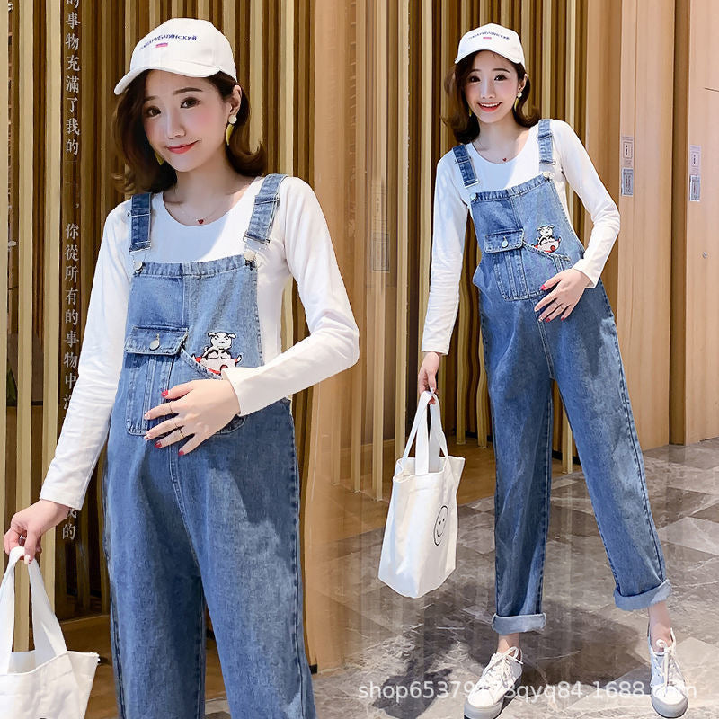 Maternity Overalls Spring And Autumn Fashion Loose-fitting Suitable For Outdoor Wear