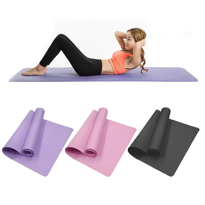 Bærbar yogamåtte til mænd og kvinder til hjemmebrug, lur og dans