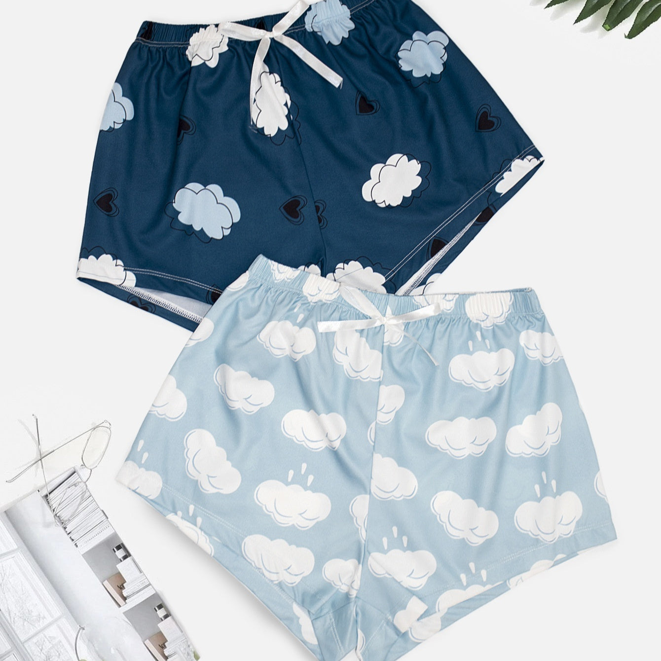 Summer Women's Milk Silk Thin Casual Shorts