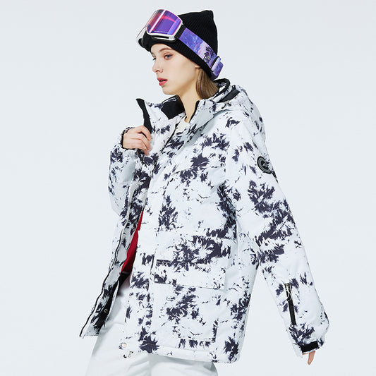 New Unisex Workwear-style Water-repellent Warm Thickened Ski Jacket