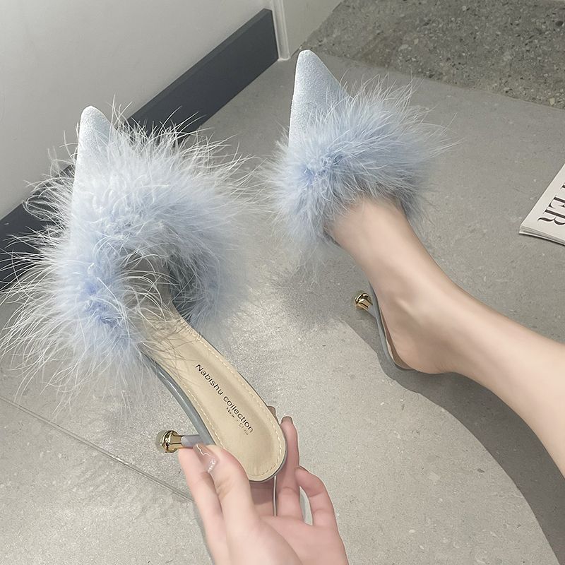 Women's Fashionable And Versatile Pointed-toe Slippers