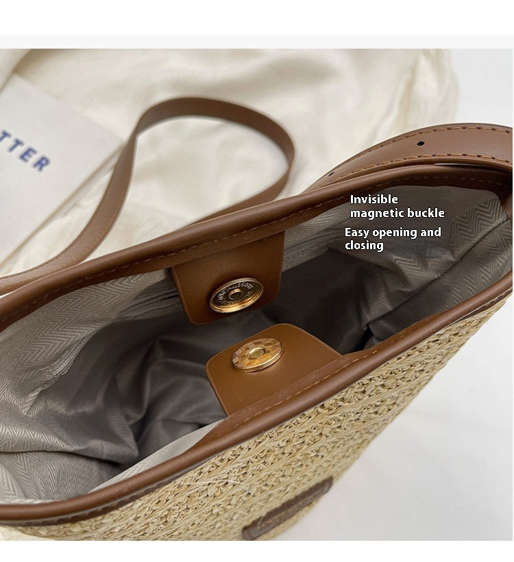 Summer Niche Women's Casual Beach Bucket Bag