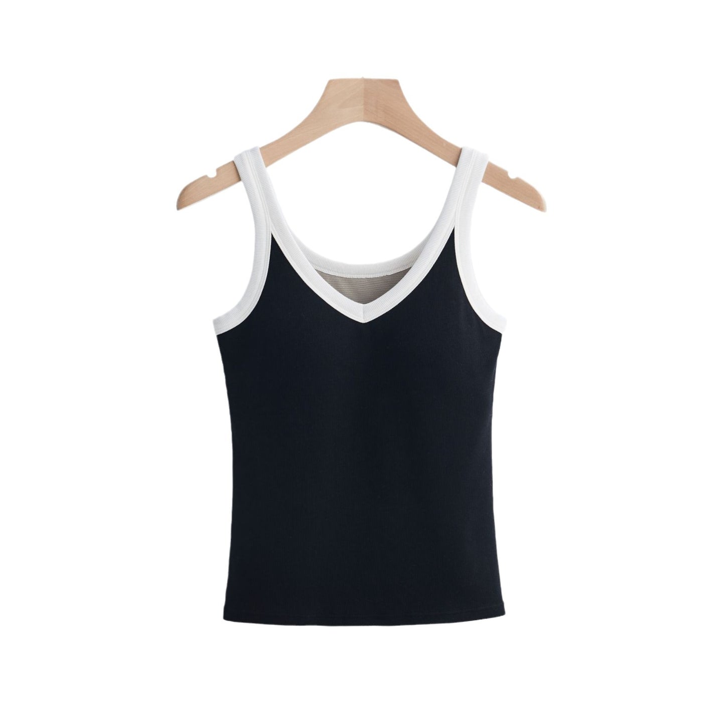 Spring New Cotton Padded Strap Vest