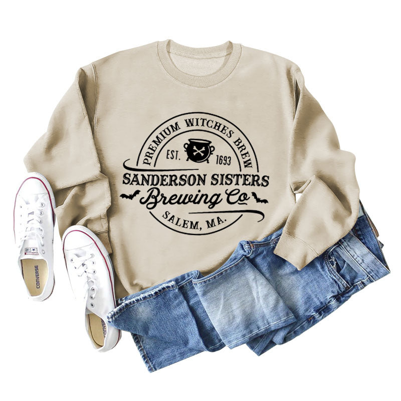 Alphabet Printed Autumn And Winter Bottomed Long Sleeve