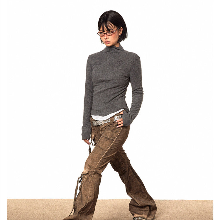 Waste Soil American Workwear Bootcut Trousers