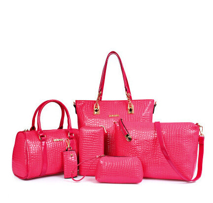 Six-piece Single-shoulder Messenger Handbag