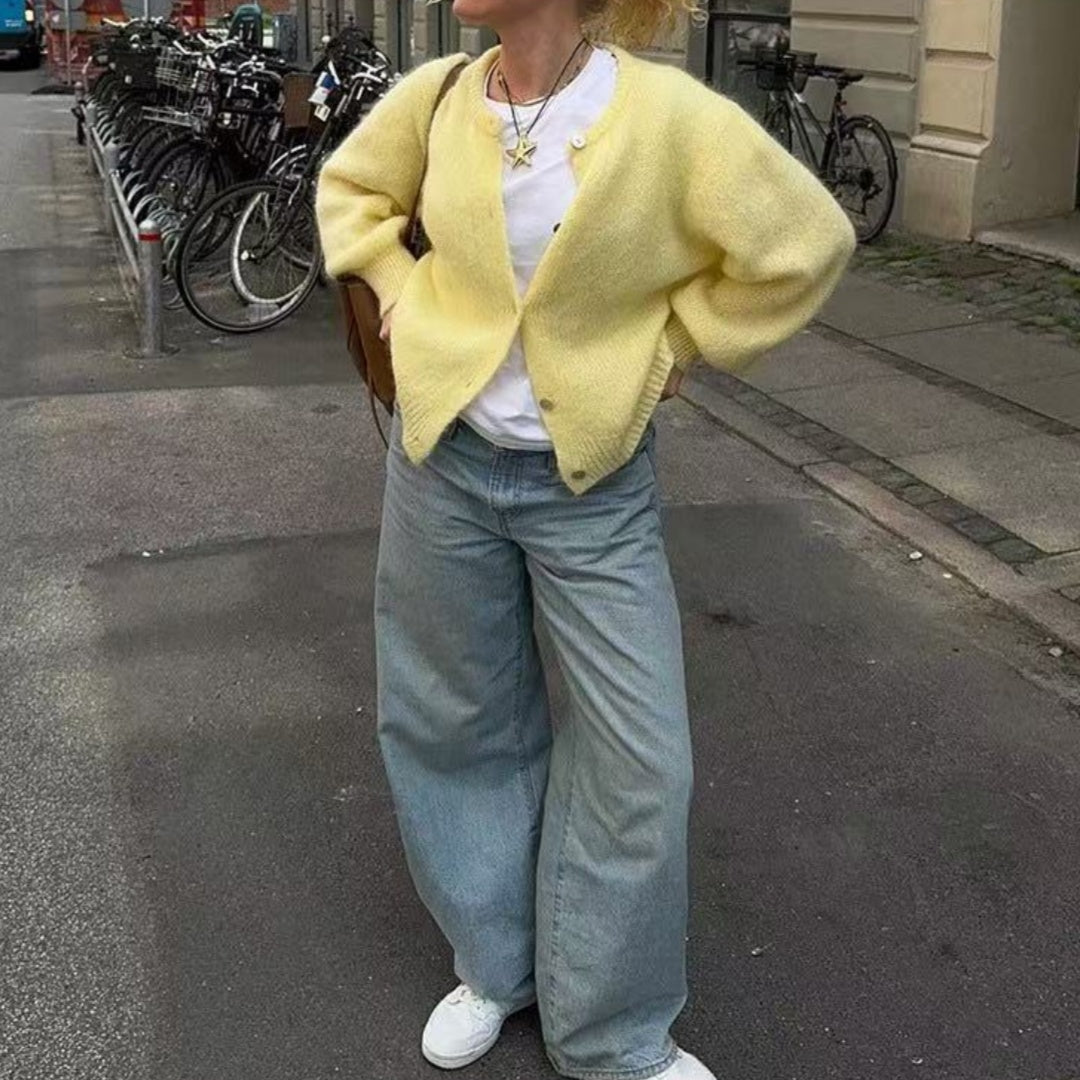 Efterår Ny afslappet sweaterjakke til kvinder