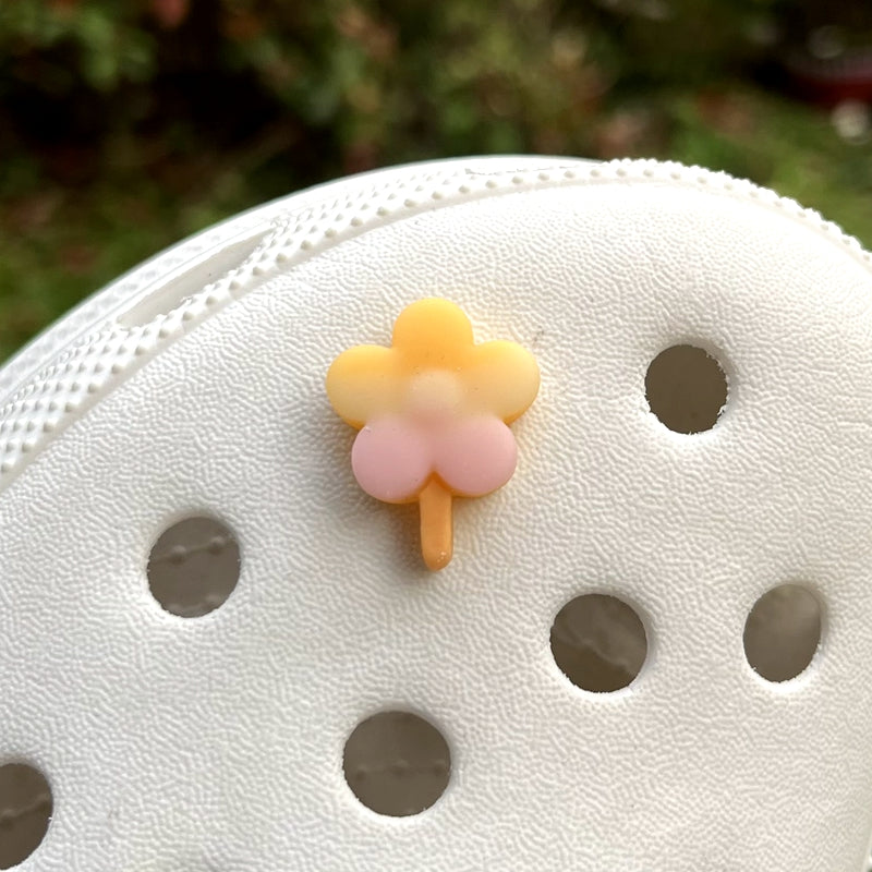 Shoe Flower Lollipop Macaron Cave Shoes Decoration Flower Hole Hole School Bag Decoration