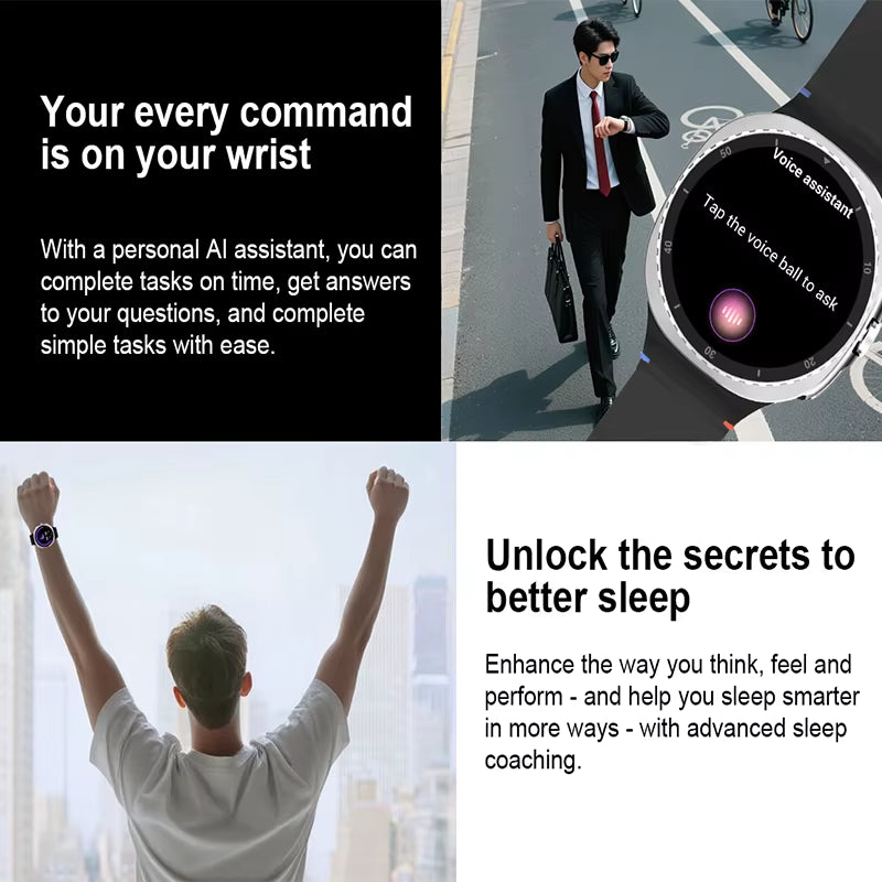 2025 Smart Watch 8 Ultra Classic GPS Compass Bluetooth Call AMOLED IP68 Waterproof Heart Rate Monitoring Upgraded Smart Watch