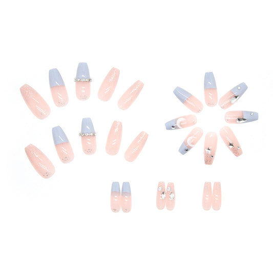 Fake Nails Stars And Moon
