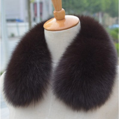 Fox Fur Collar Real Hairy Raccoon Fur
