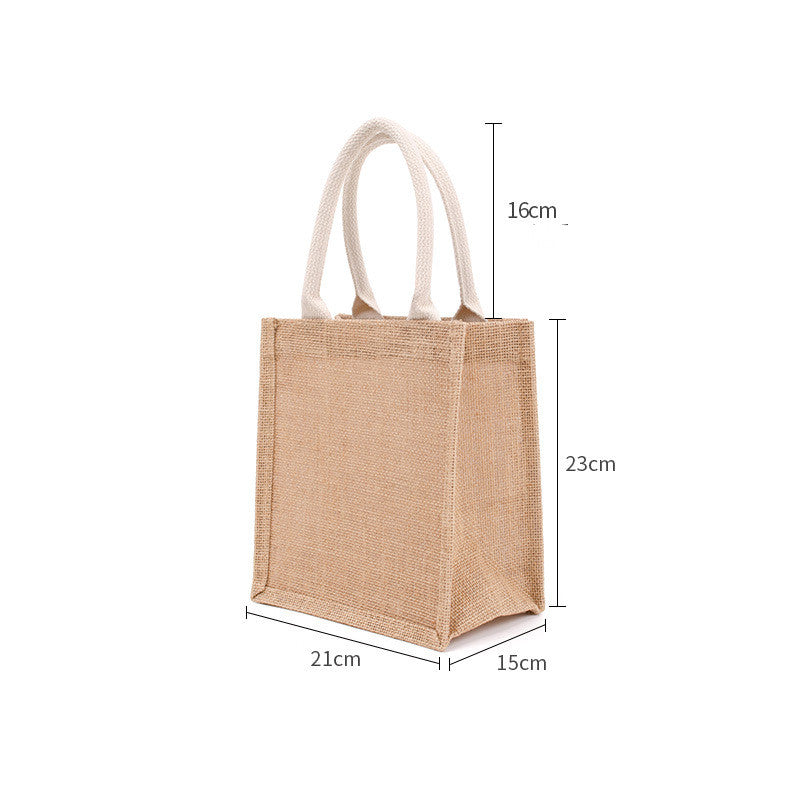 Hemp Bag Blank Diy Hand-painted Jute Environmental Protection