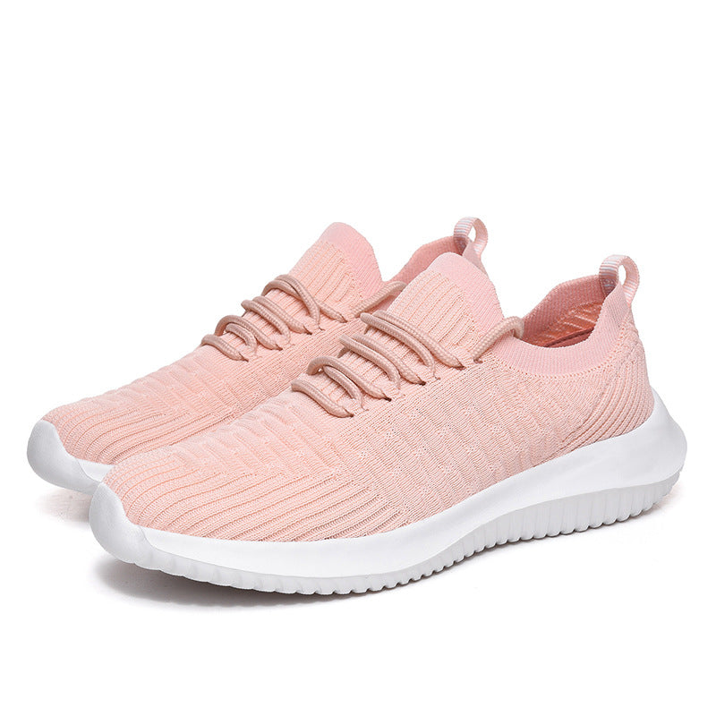 Plus Size Couple Sneakers Ladies Socks Shoes Lightweight