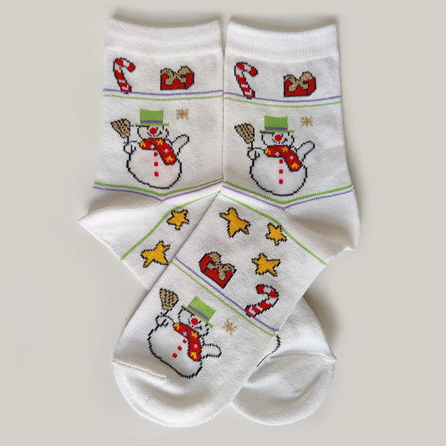 Women Casual Winter Christmas Socks Thickened David's