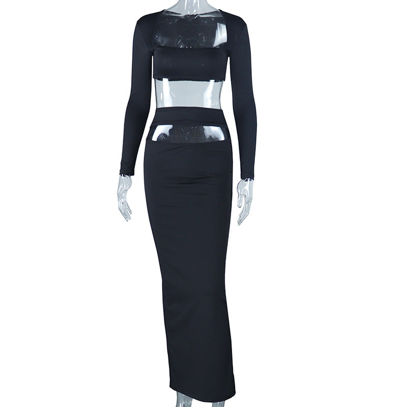 Women's Fashion Top And Skirt Set