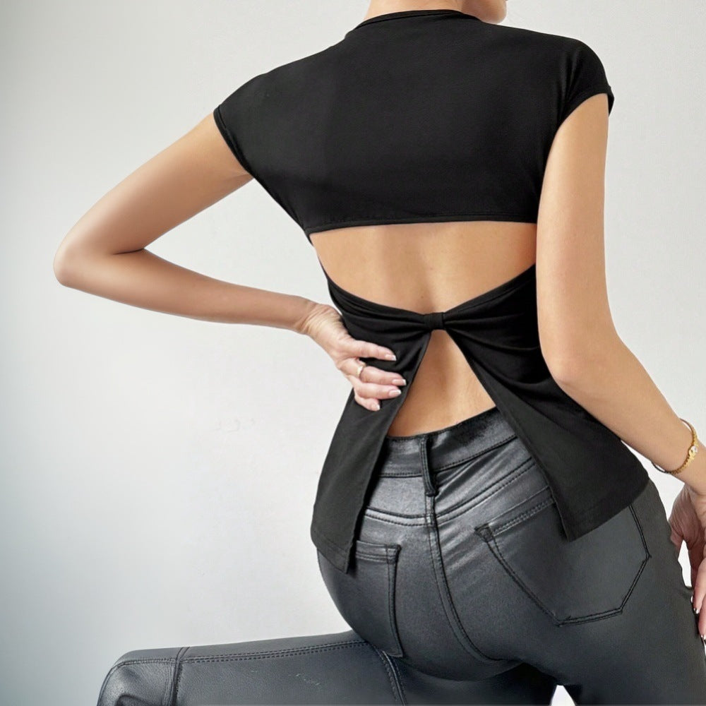 Unik rygfri top i designerstil