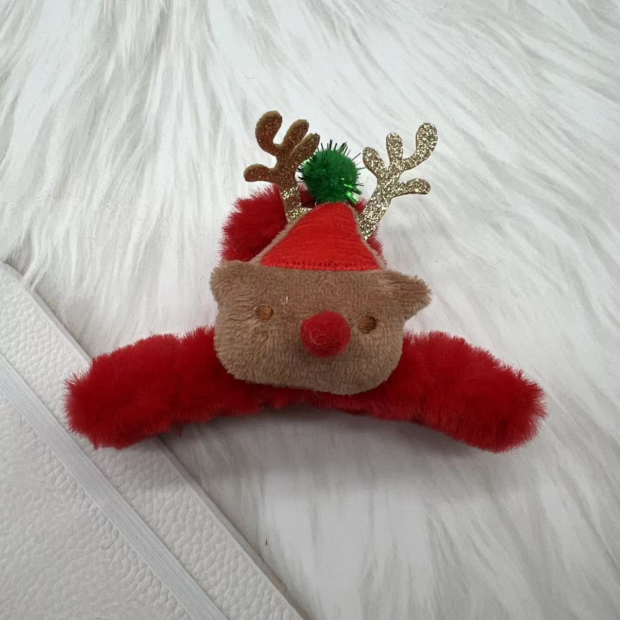 Christmas Series Headdress Large Velvet Grip Back Head