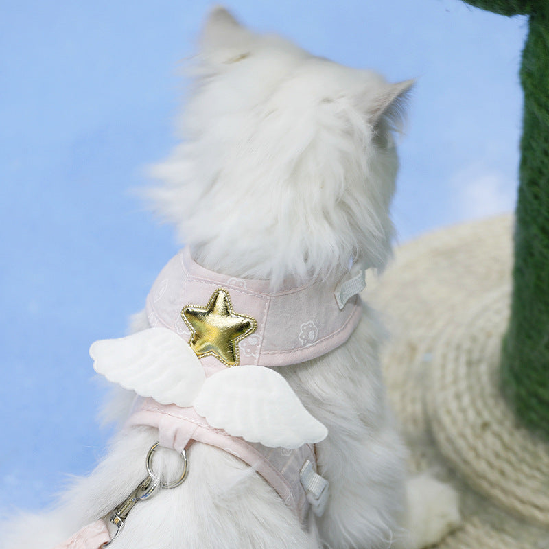 Angel Wings Cat Harness And Leash