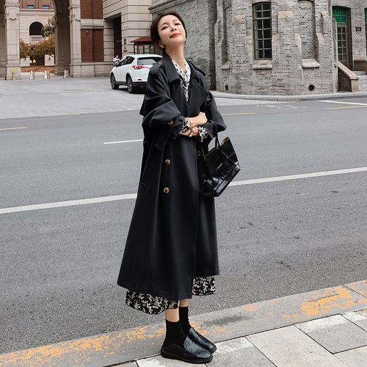 Women's Mid-length Over-the-knee Loose Slimming Waist Coat