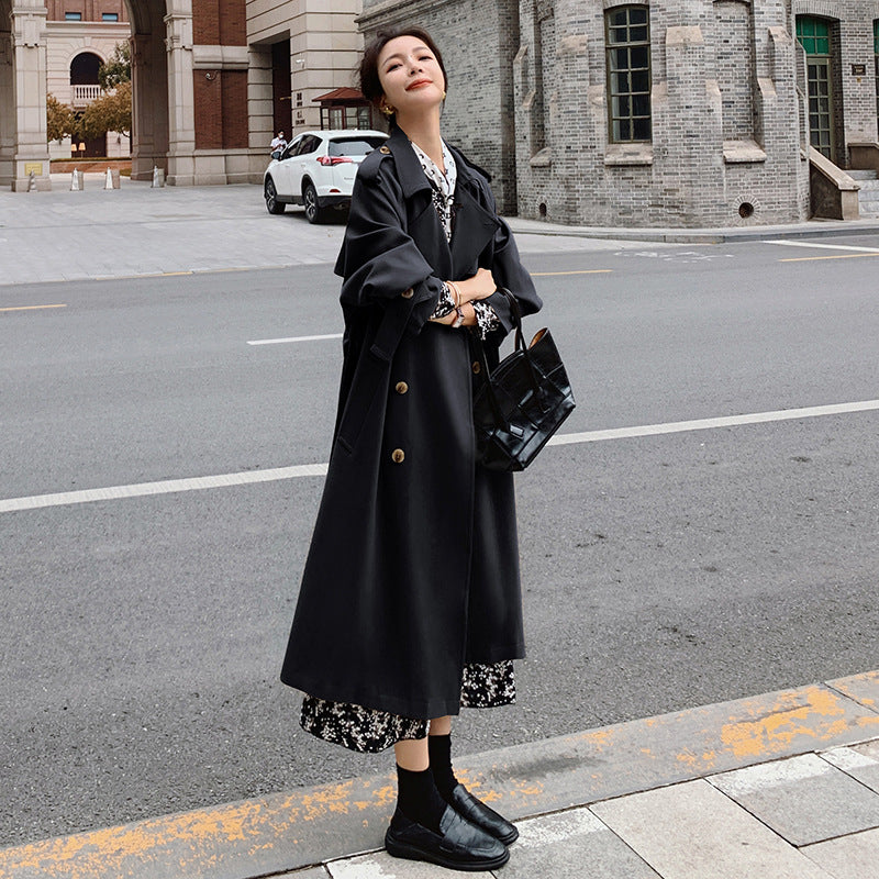 Women's Mid-length Over-the-knee Loose Slimming Waist Coat