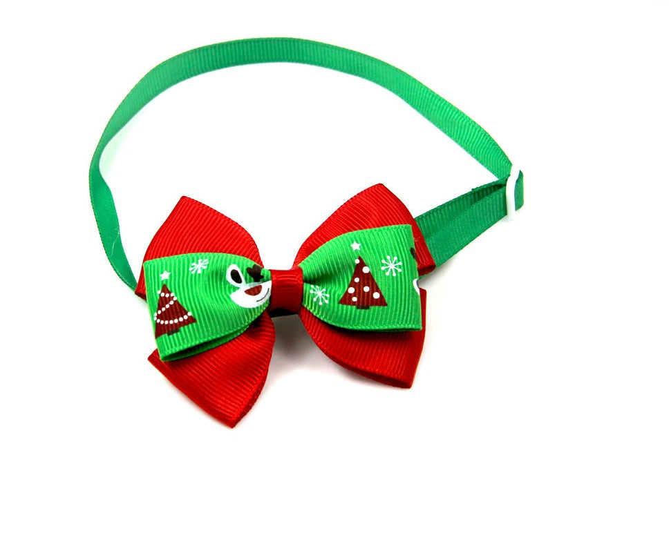 Christmas Pet Bow Tie Bow Tie Cat Dog Party Decoration Props