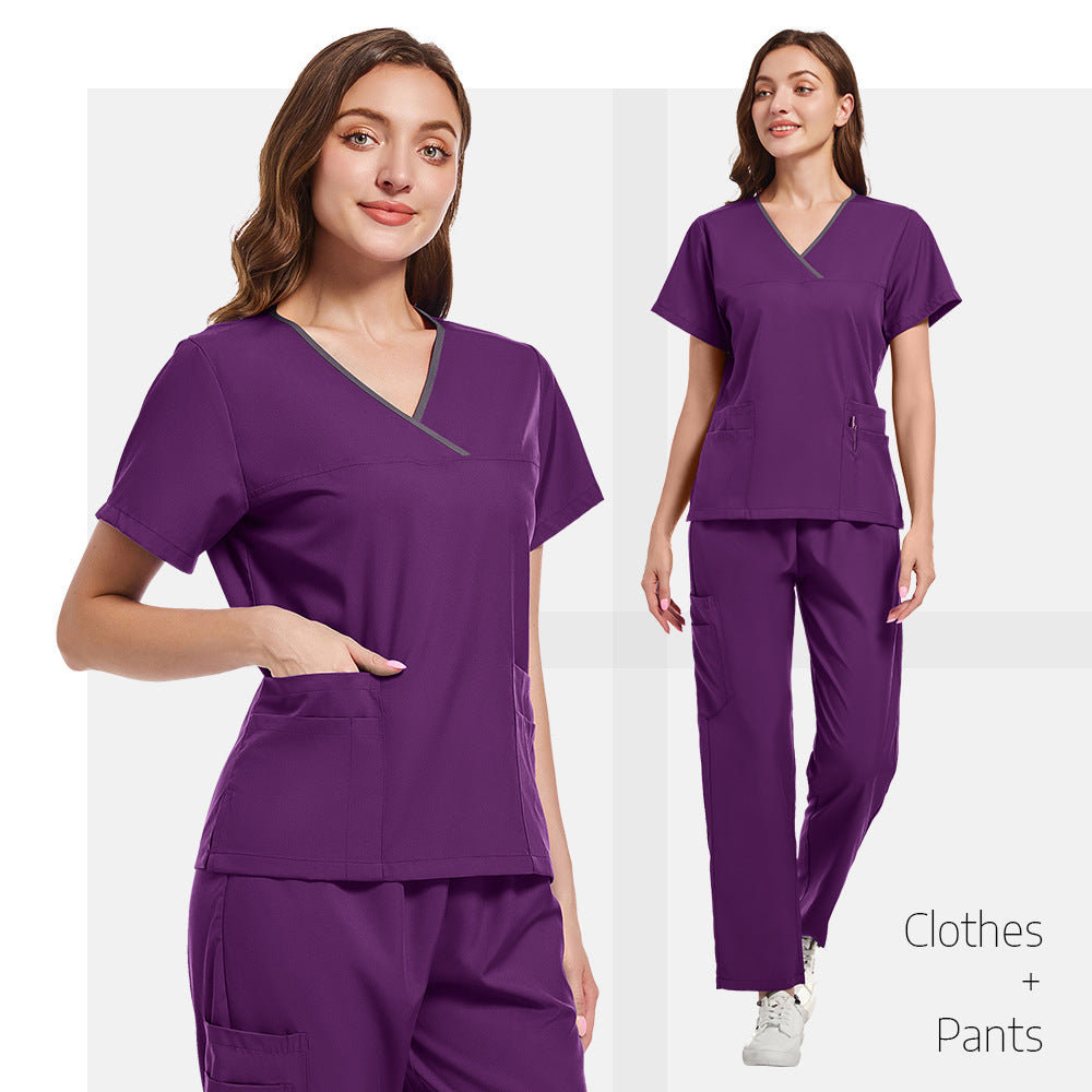 Uniform Sets Stretchy, Quick-drying Surgical Scrubs For Medical Staff In Operating Rooms