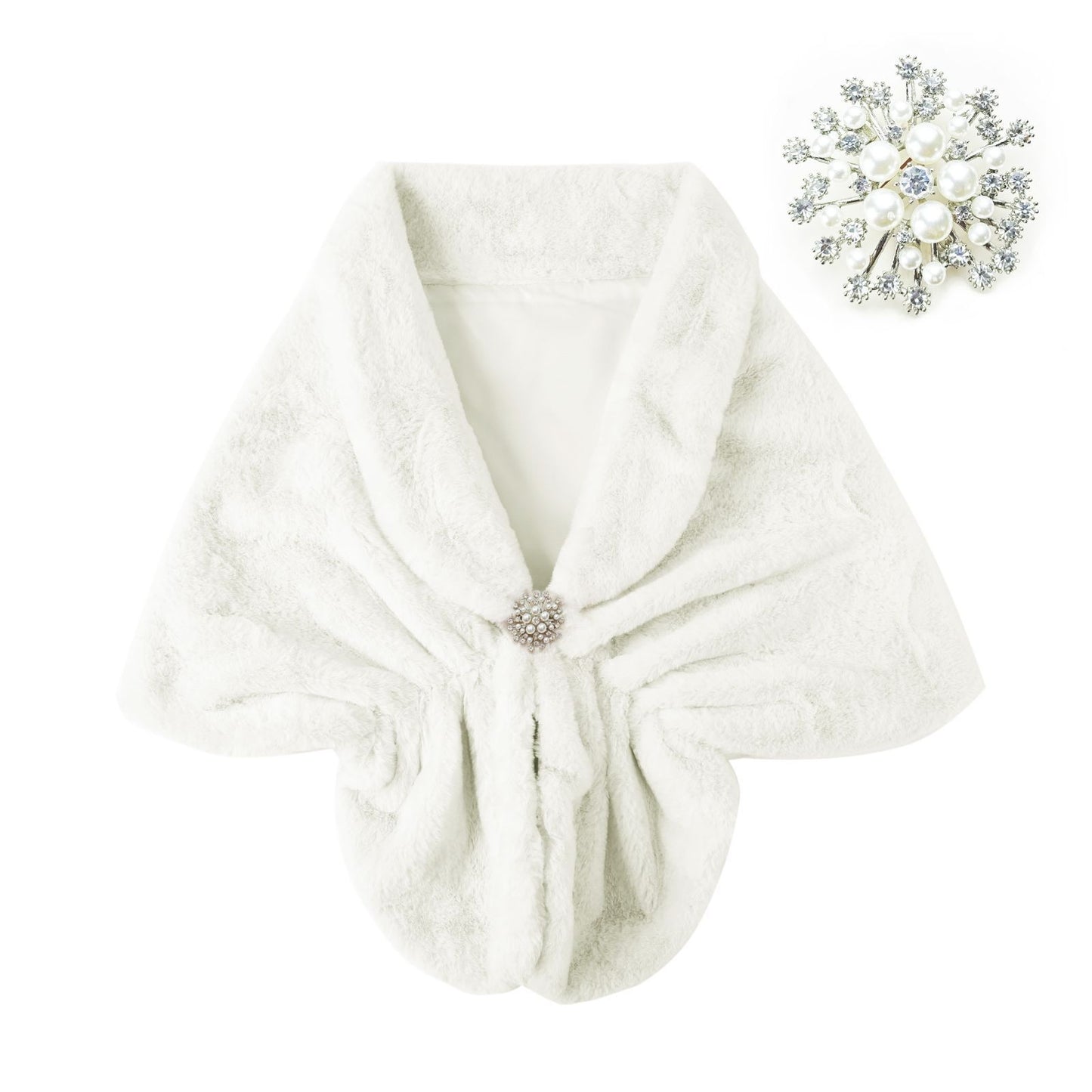 Fashion Faux Fur Women's Shawl