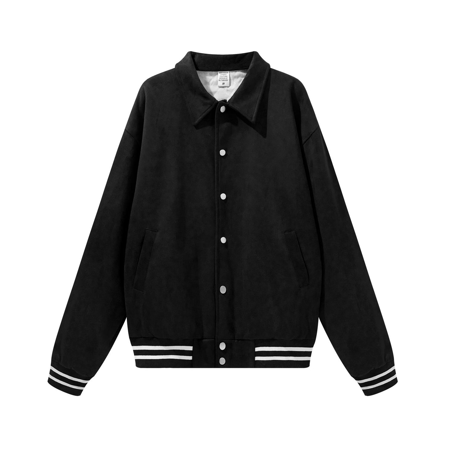 American Suede Lapel Jacket Bomber