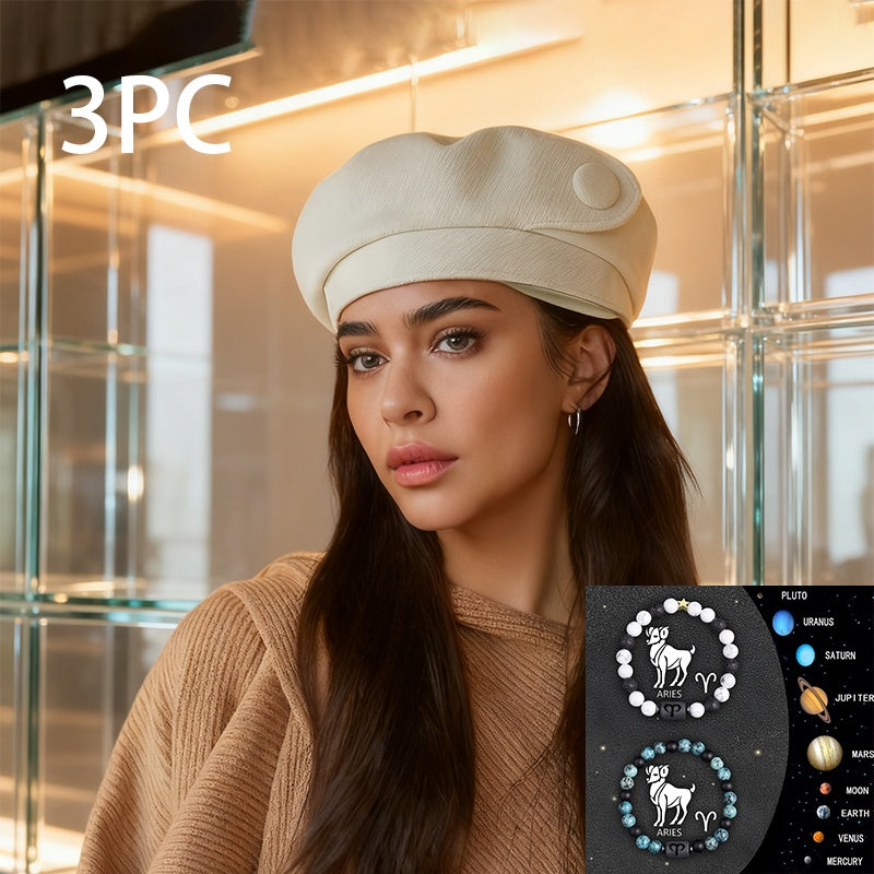 British-style Casual Painter Hat That Is Versatile And Can Show Off Your Face