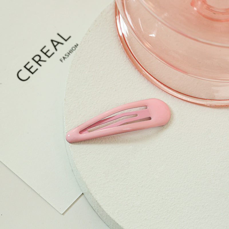 Drop-shaped Clip Paint Epoxy Female BB Clip Headdress Hairpin