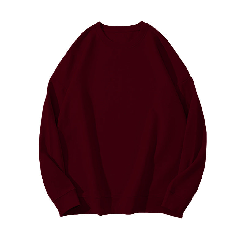 Dame Sweater i Ensfarvet med Pelsdetaljer