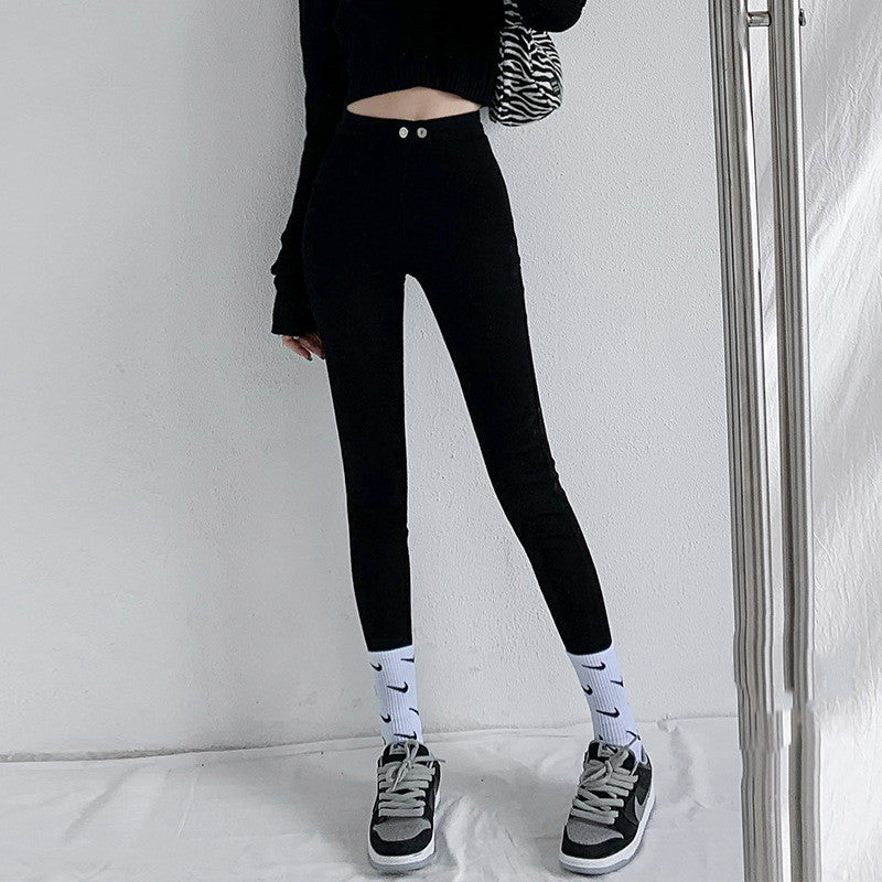 Women's New Hip Lift Elastic Skinny High Waist Jeans